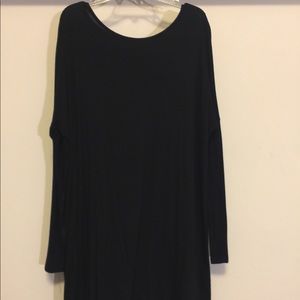 Black tunic dress